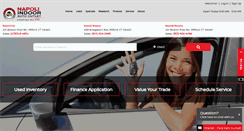 Desktop Screenshot of napoliindoorautooutlet.com