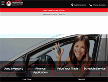 Tablet Screenshot of napoliindoorautooutlet.com